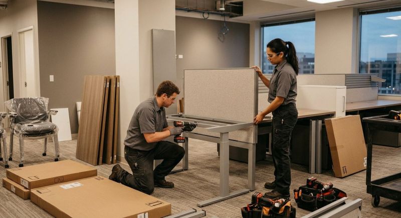 Standing Desk Assembly in Littleton, CO