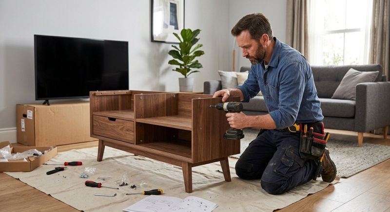 Tv Stand Assembly in Alpharetta, GA